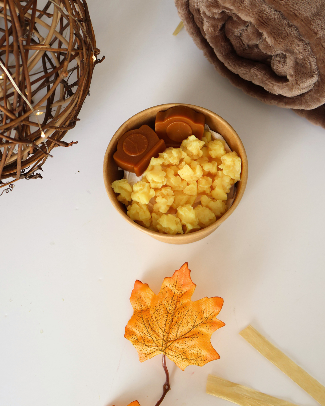 Wax Melts Modo Hibernar ON Especiarias, Madeira & Pêssego
