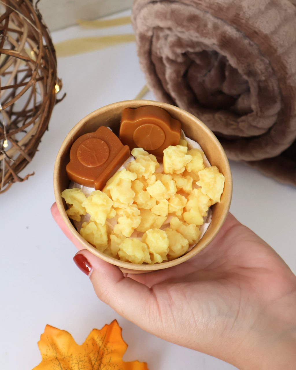 Wax Melts Modo Hibernar ON Especiarias, Madeira & Pêssego