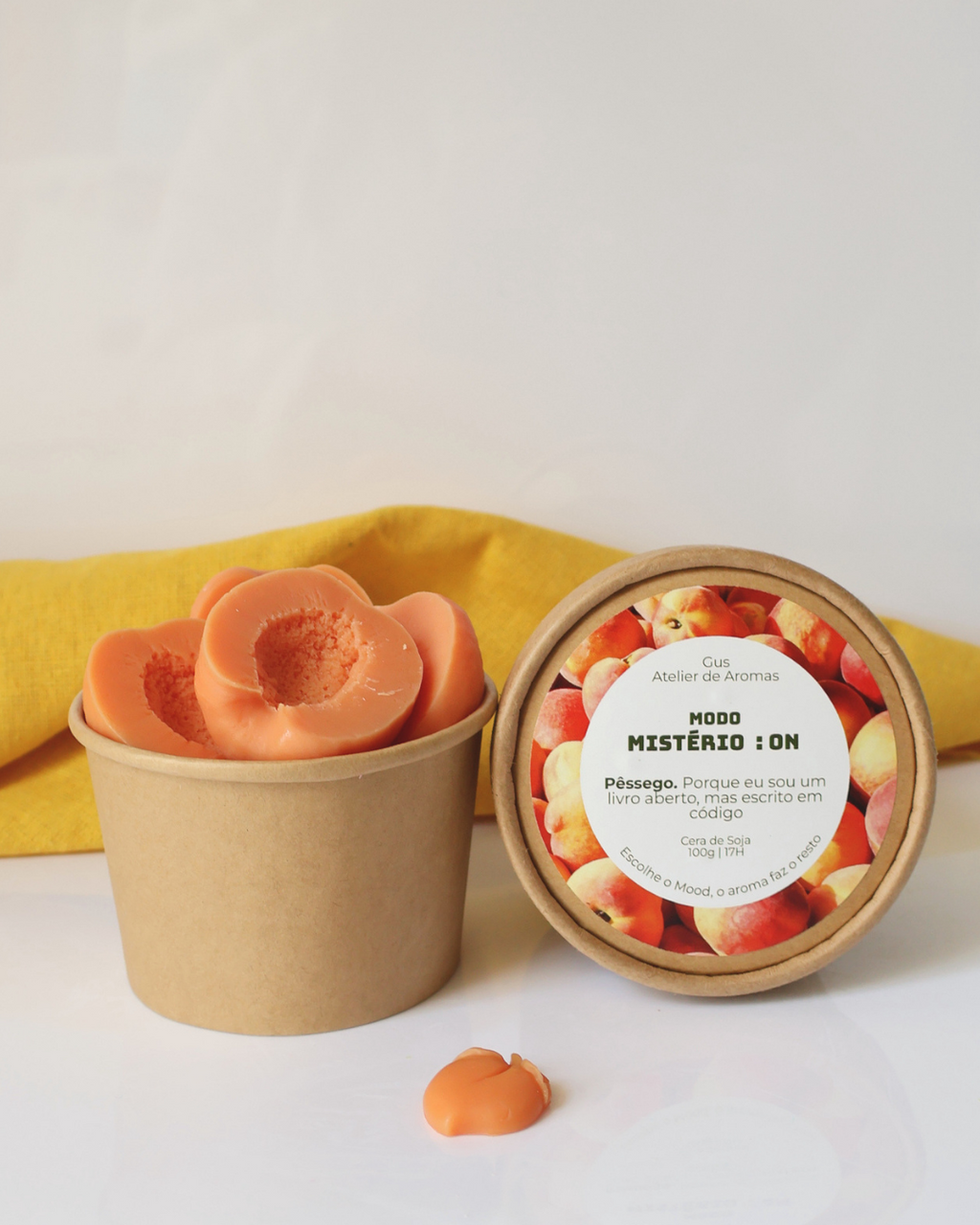 Wax Melts Modo Mistério Pêssego
