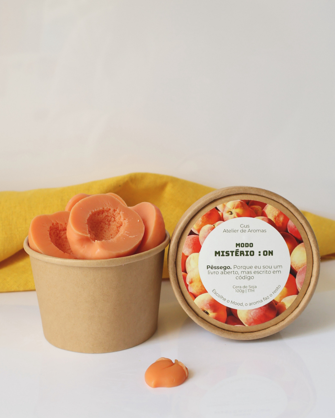 Wax Melts Modo Mistério Pêssego