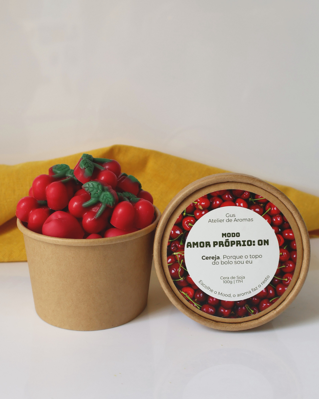 Wax Melts Modo Amor Próprio Aroma Cereja
