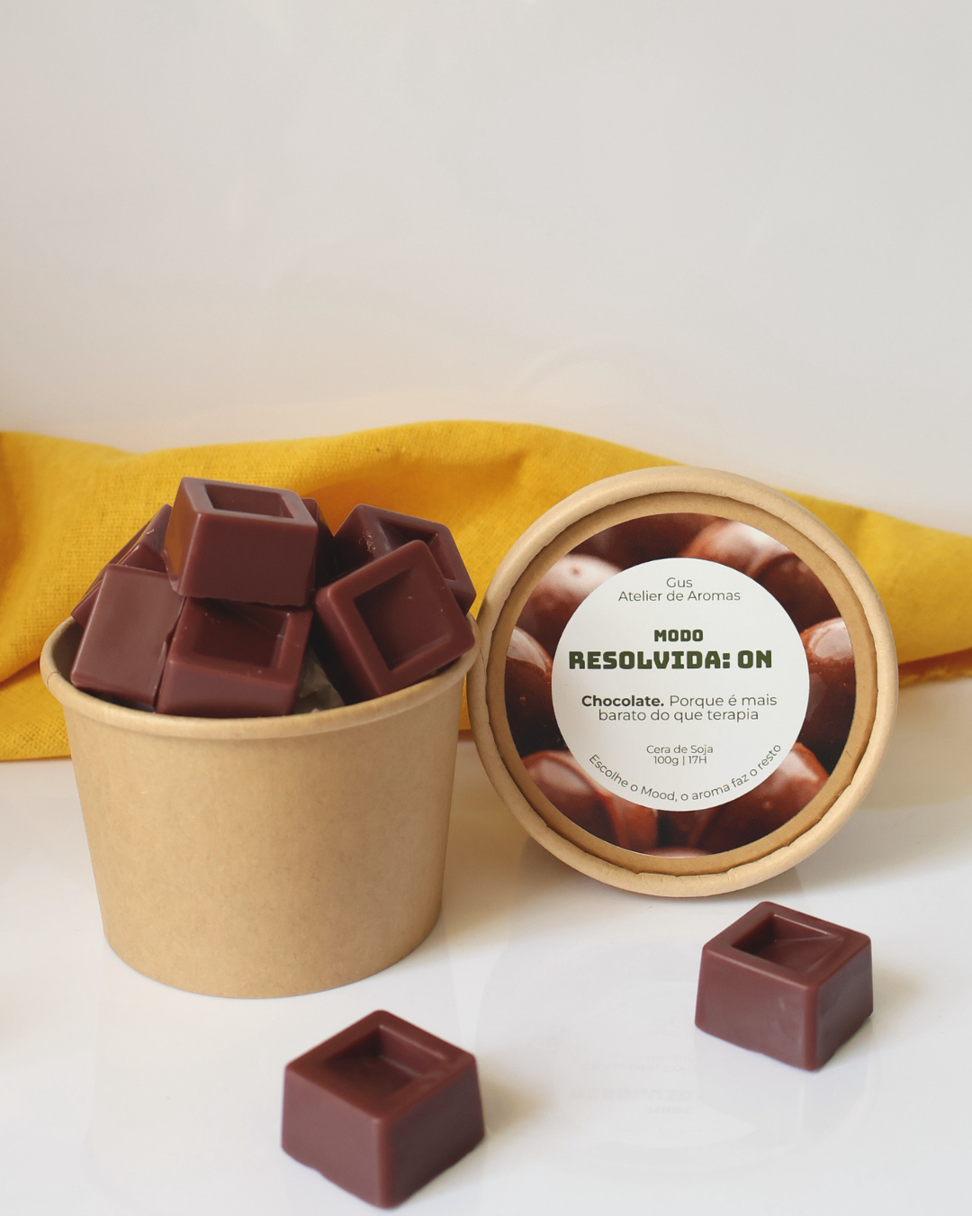 Wax Melts Modo Resolvida Chocolate