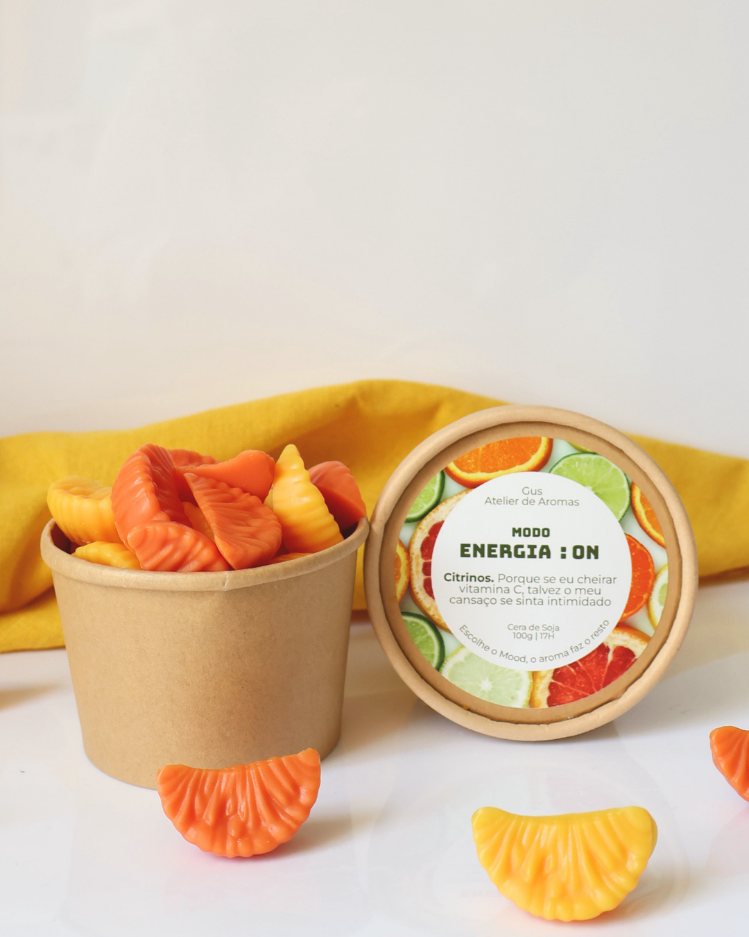 Wax Melts Modo Energia Citrinos