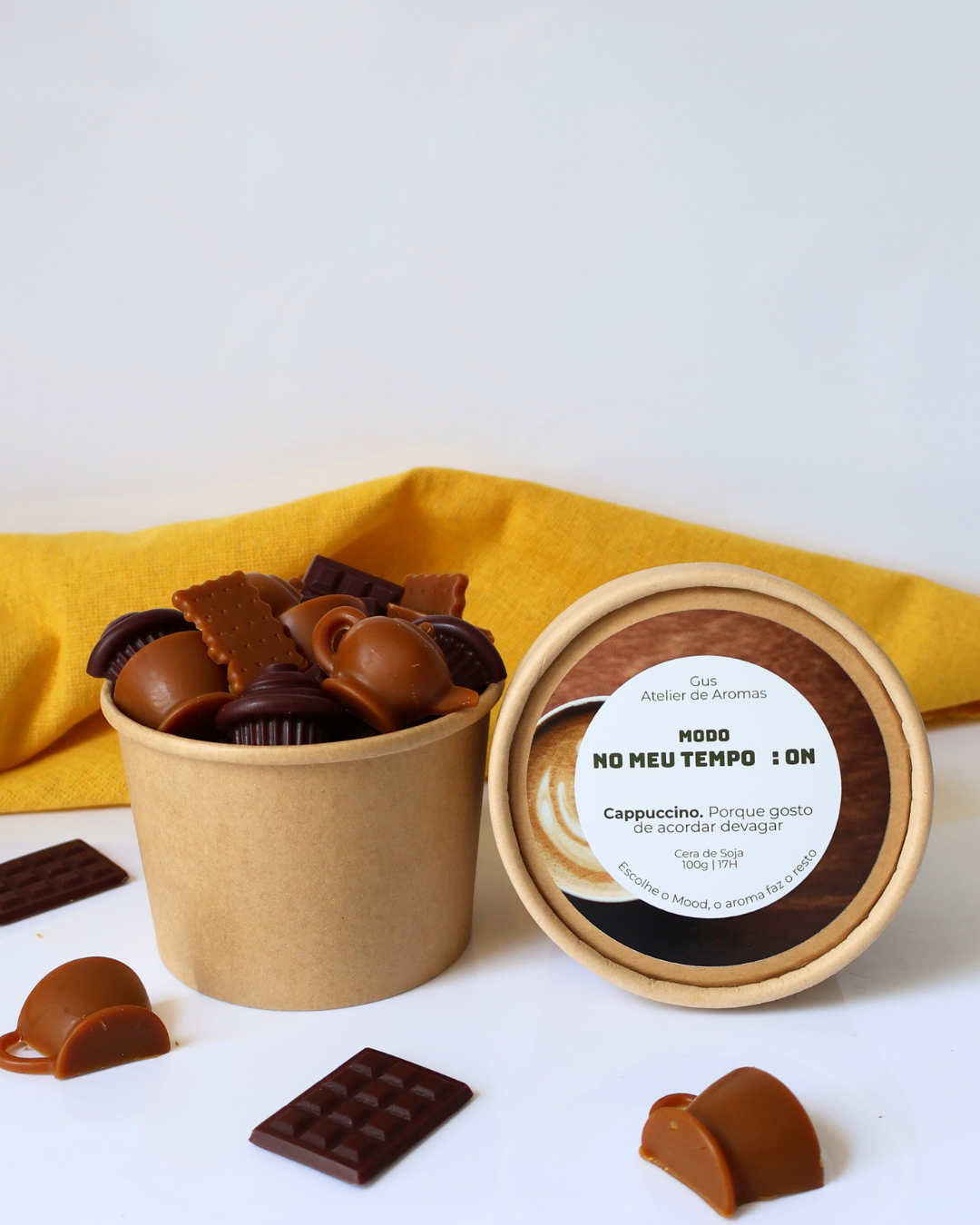 Wax Melts Modo No Meu Tempo Cappuccino