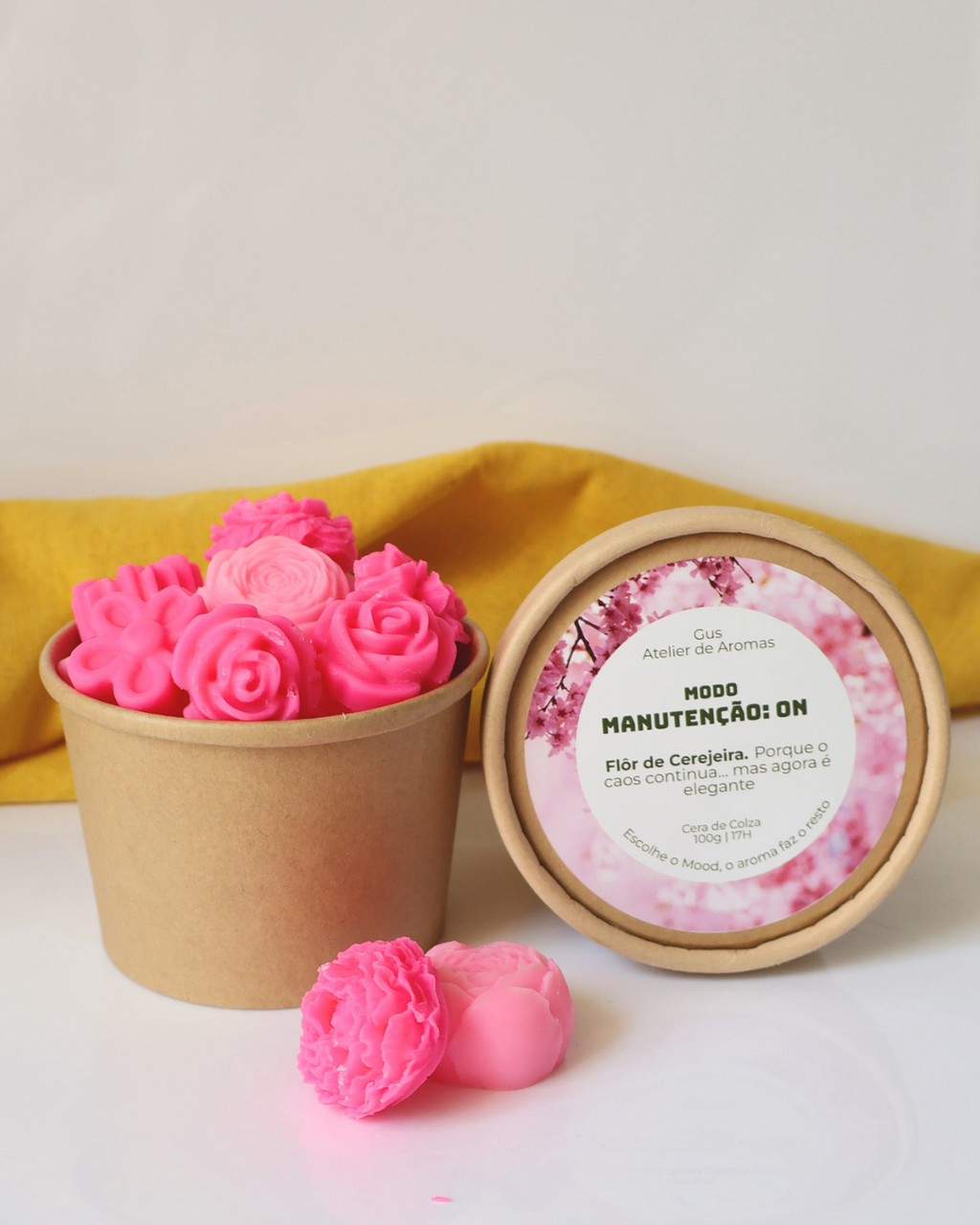 Wax Melts Modo Manutenção Flor de Cerejeira