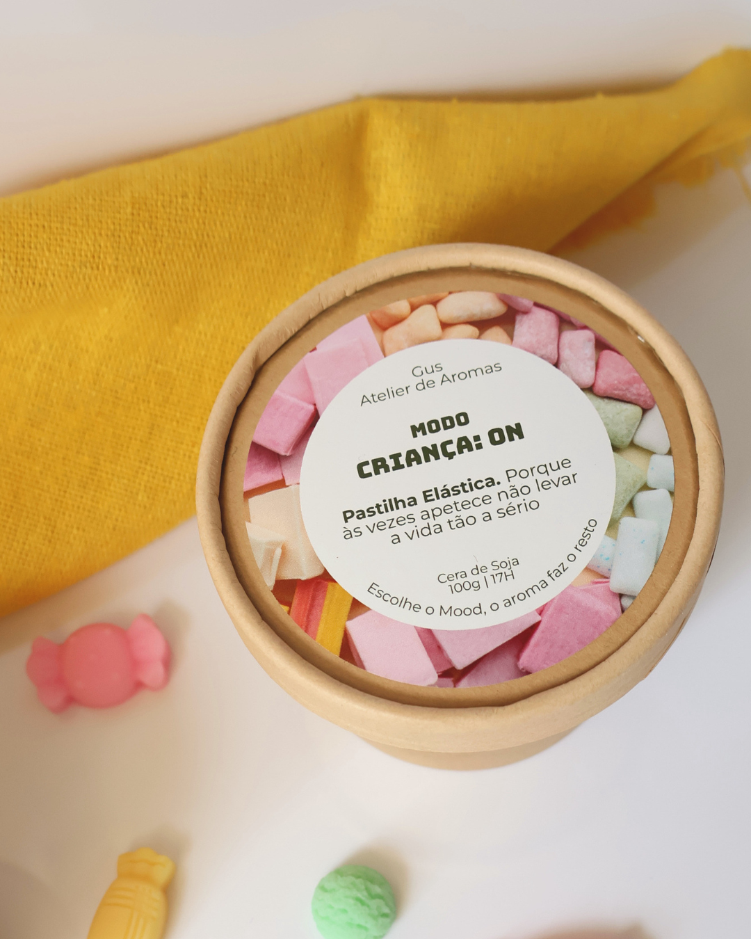 Wax Melts Modo Criança Pastilha Elástica