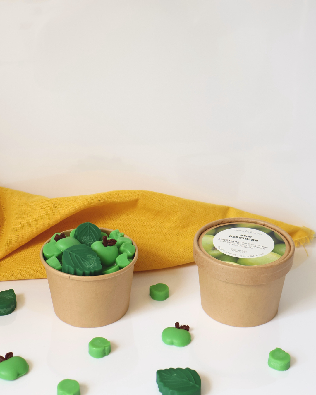 Wax Melts Modo Direta Aroma Maçã Verde