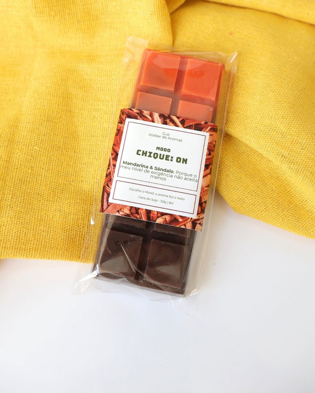 Barra de Aroma Modo Chique On Mandarina & Sândalo