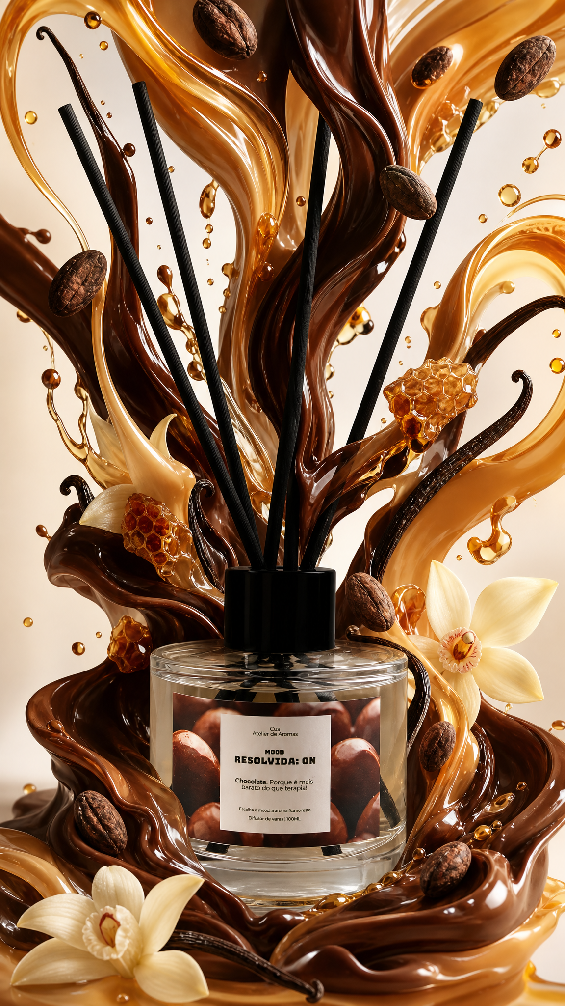 Difusor de Varetas Modo Resolvida Chocolate