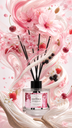 Difusor de Varetas Modo Manutenção Flor de Cerejeira