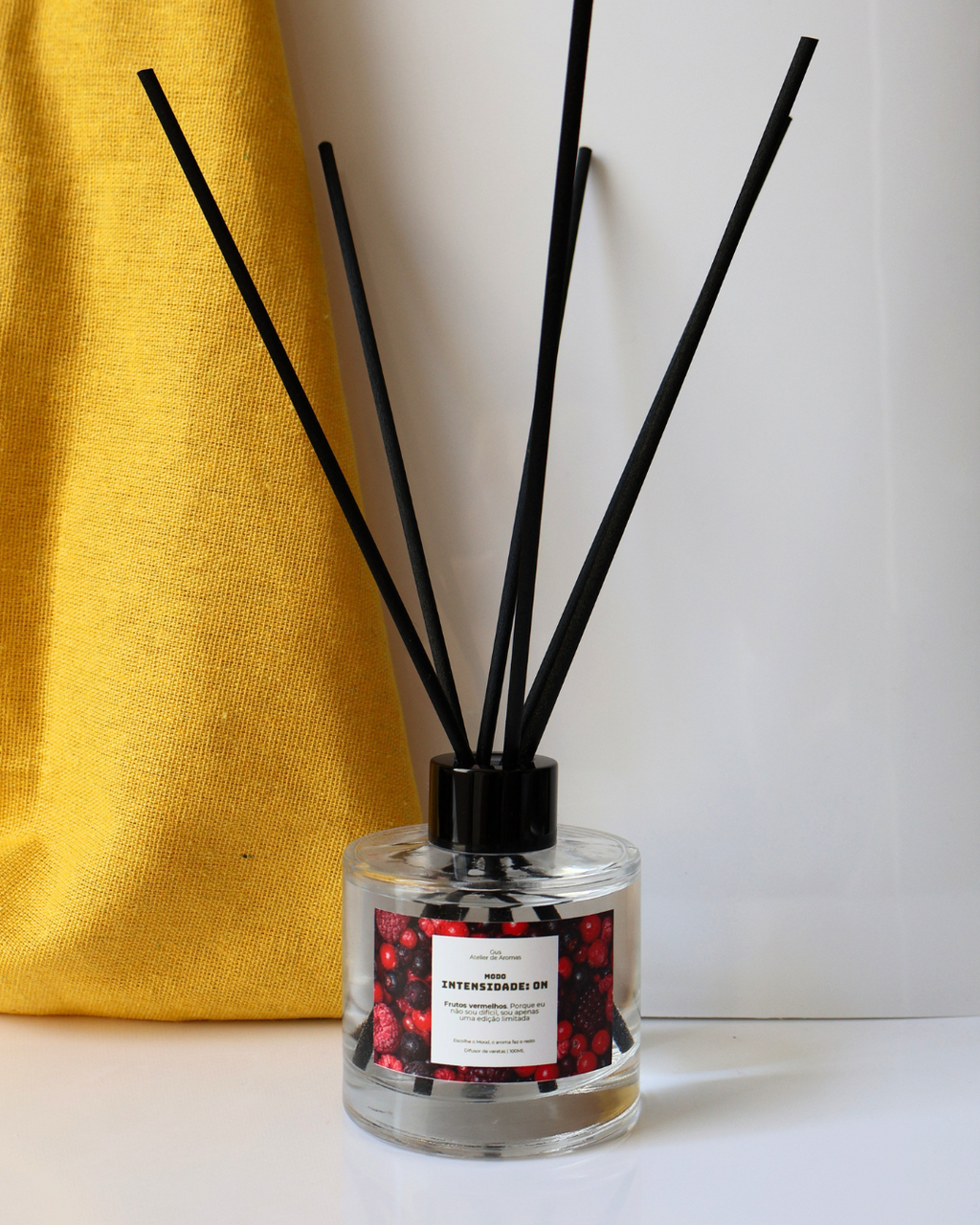 Difusor de Varetas Modo Intensidade Frutos Vermelhos