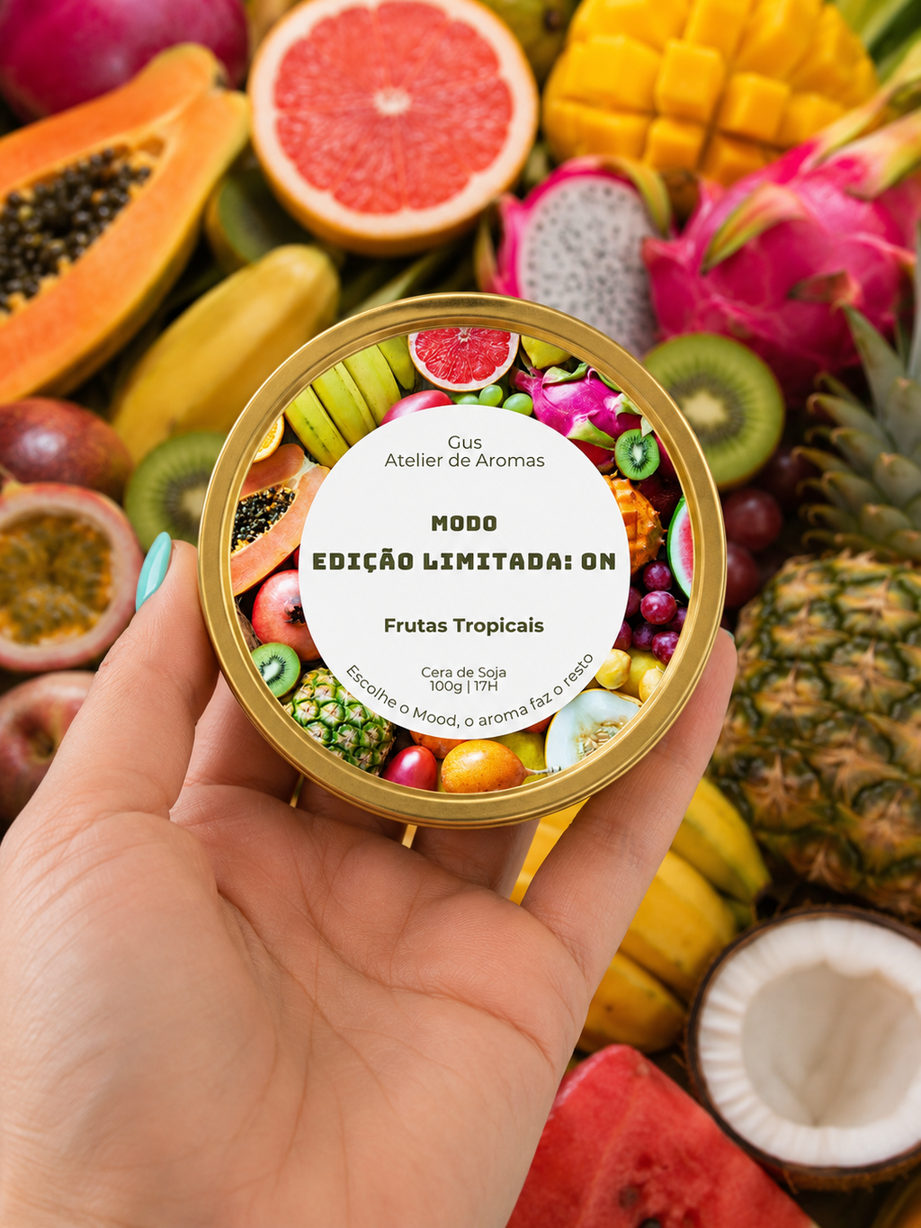 Vela em Lata Modo Edição Limitada 120ml