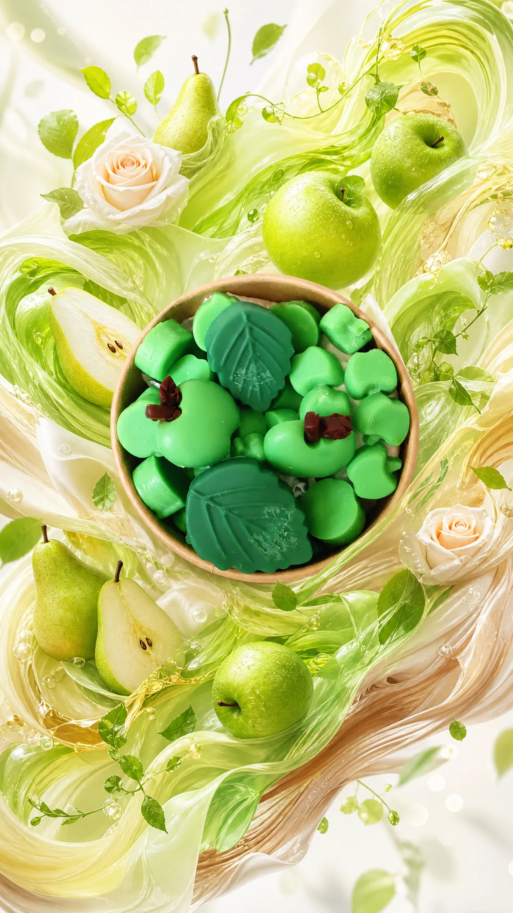 Wax Melts Modo Direta Aroma Maçã Verde