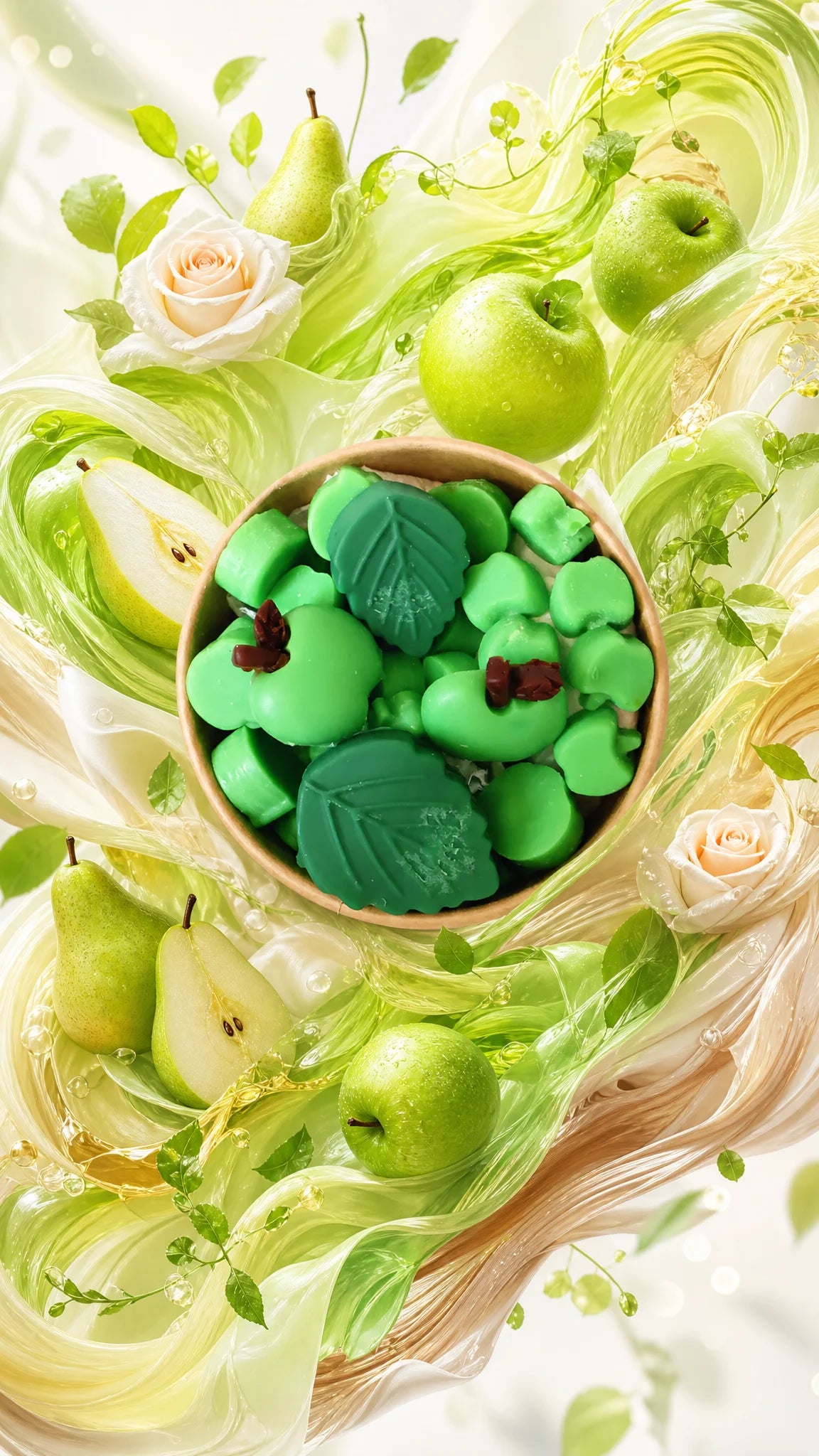 Wax Melts Modo Direta Aroma Maçã Verde
