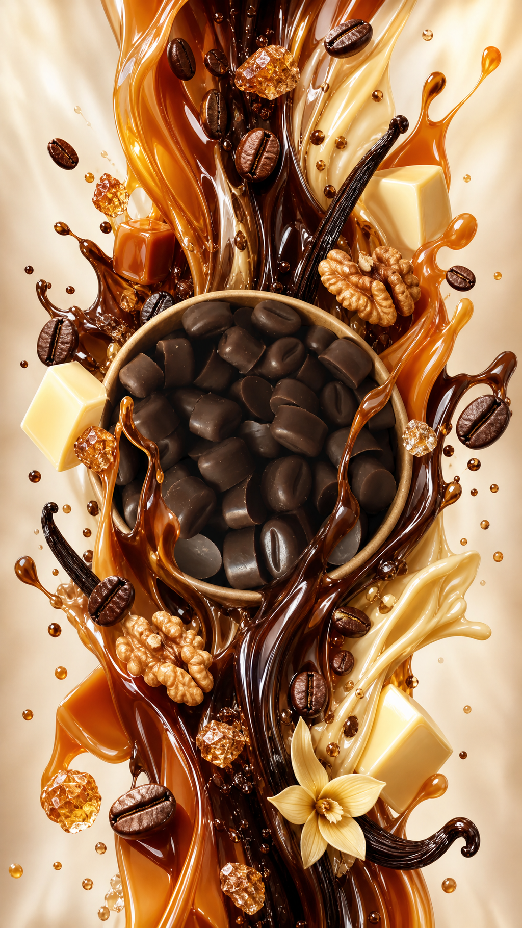 Wax Melts Modo A Processar Café